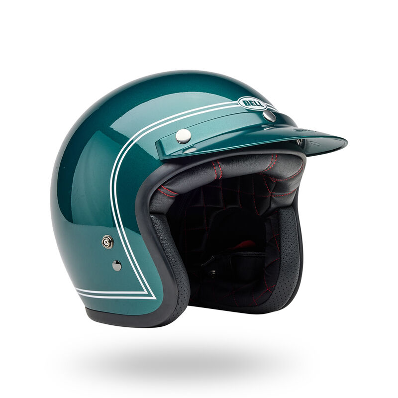 Bell Custom 500 Steve McQueen Riverside Metallic Green Helmet