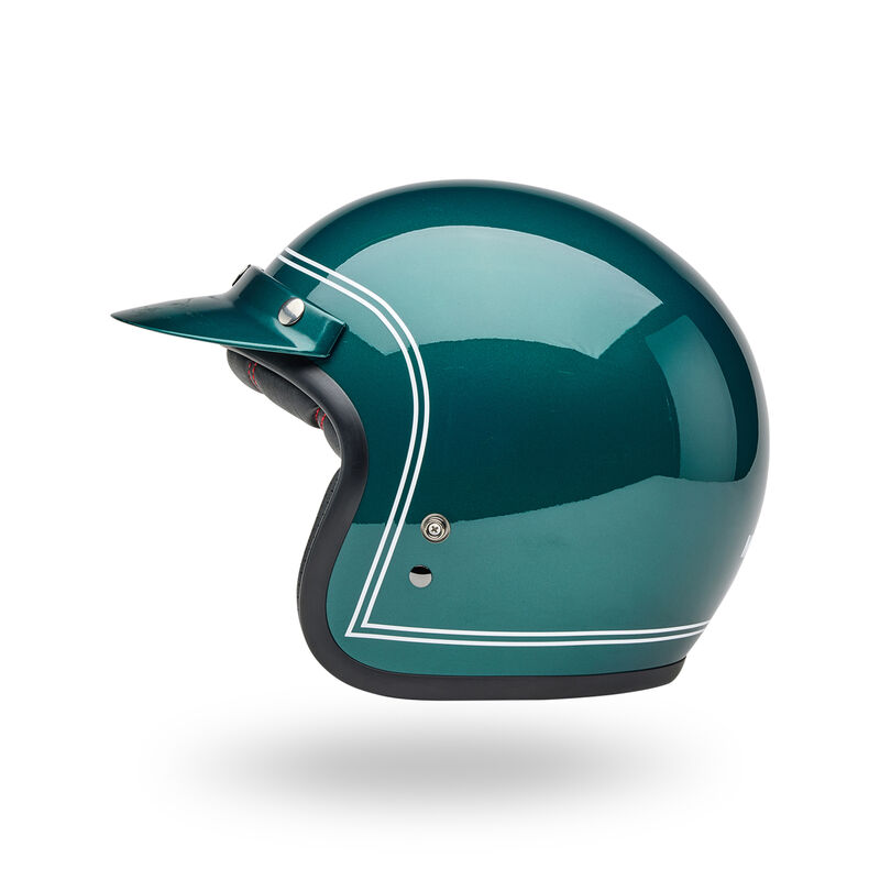 Bell Custom 500 Steve McQueen Riverside Metallic Green Helmet