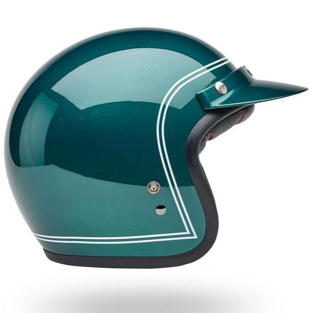 Bell Custom 500 Steve McQueen Riverside Metallic Green Helmet