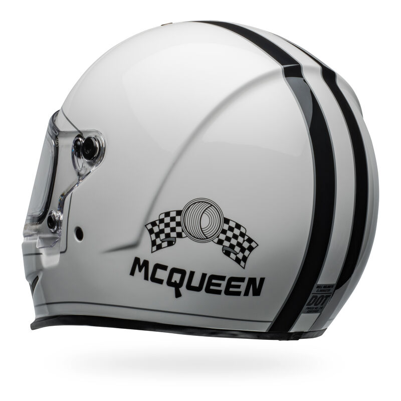 Bell Eliminator Steve McQueen Gloss White Helmet