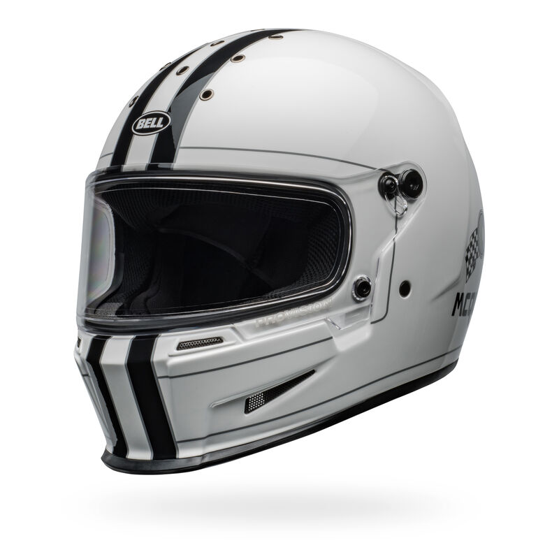 Bell Eliminator Steve McQueen Gloss White Helmet