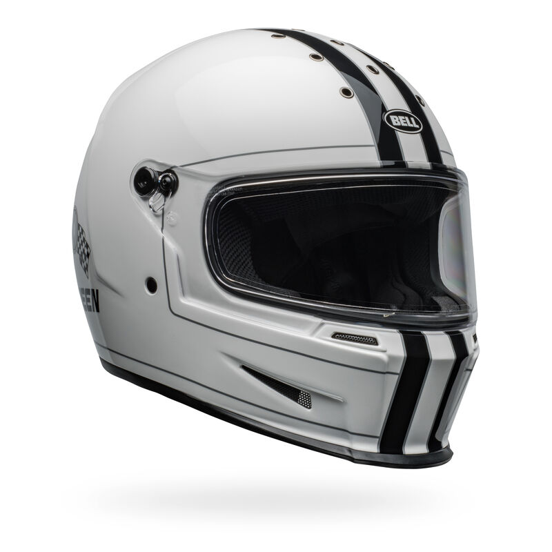 Bell Eliminator Steve McQueen Gloss White Helmet