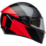 Bell Lithium Shear Gloss Metallic Grey/Red Helmet