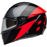 Bell Lithium Shear Gloss Metallic Grey/Red Helmet