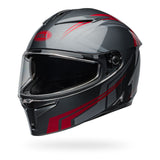 Bell Lithium Jetstream Gloss Grey/Candy Red Helmet