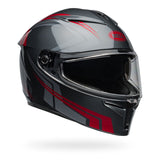 Bell Lithium Jetstream Gloss Grey/Candy Red Helmet