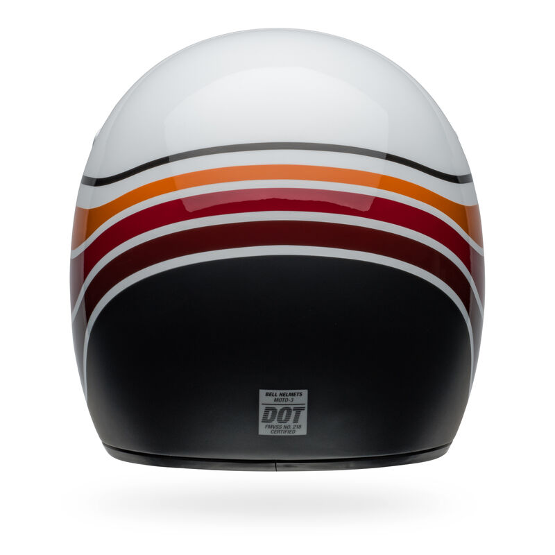 Bell Moto-3 RSD Saddleback Satin/Gloss White/Black Helmet