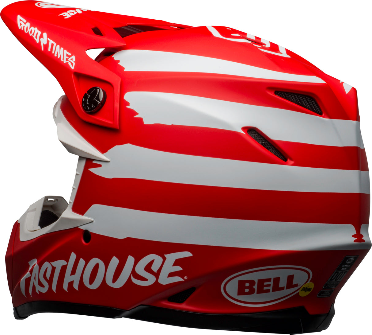 Bell Moto-9 MIPS Special Edition Fasthouse Signia Matte Red/White Helmet