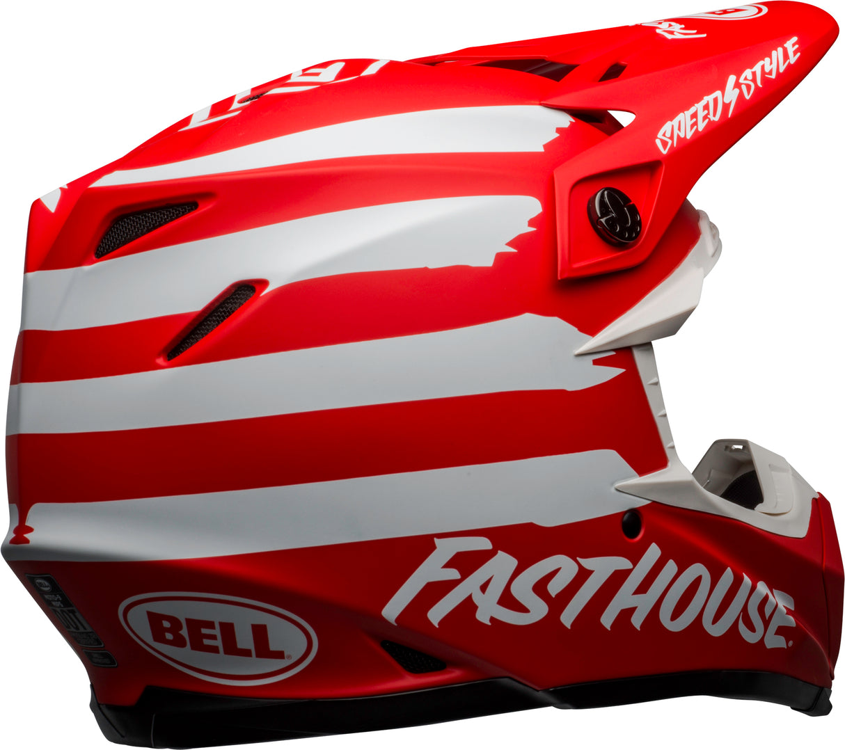 Bell Moto-9 MIPS Special Edition Fasthouse Signia Matte Red/White Helmet