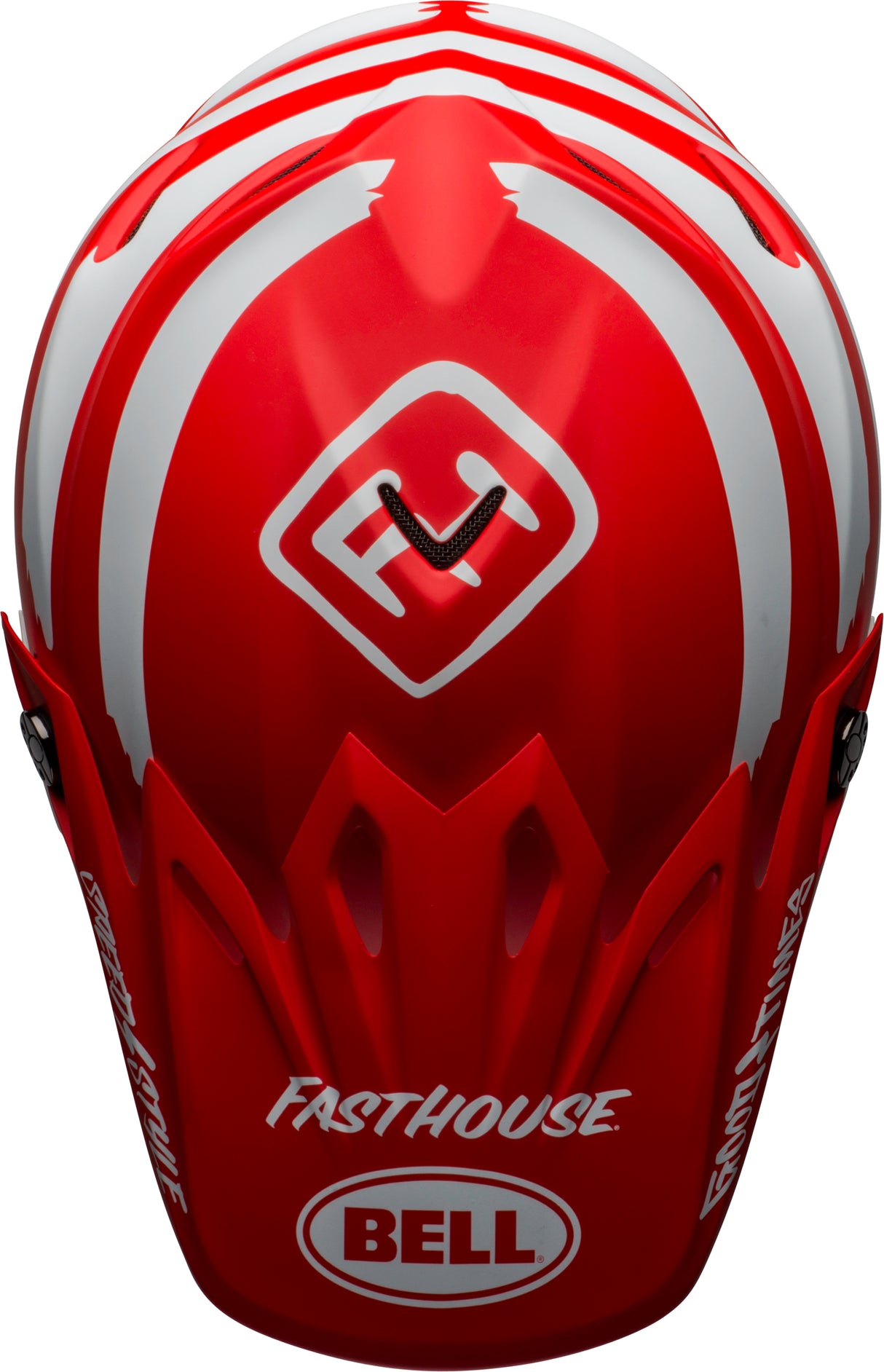 Bell Moto-9 MIPS Special Edition Fasthouse Signia Matte Red/White Helmet