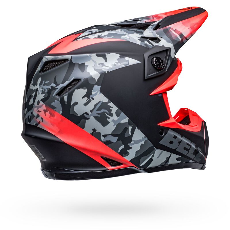 Bell Moto-9 MIPS Venom Matte Black Camo/Infrared Helmet