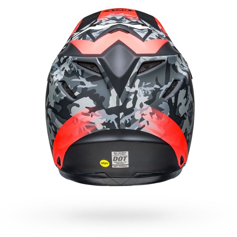 Bell Moto-9 MIPS Venom Matte Black Camo/Infrared Helmet