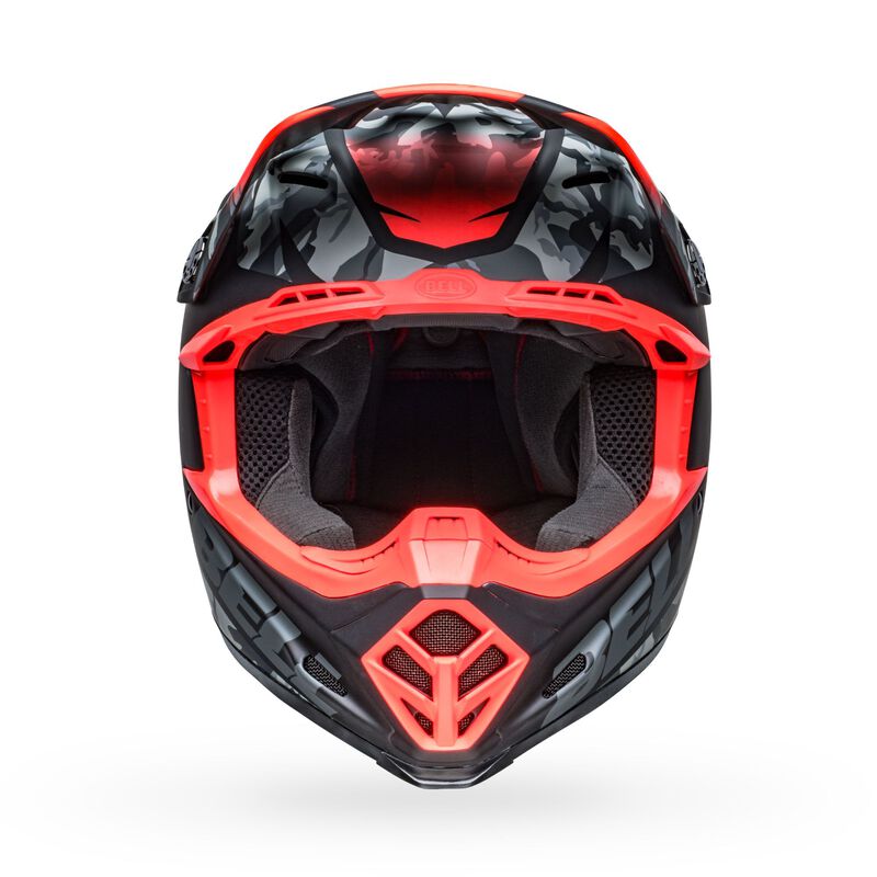 Bell Moto-9 MIPS Venom Matte Black Camo/Infrared Helmet