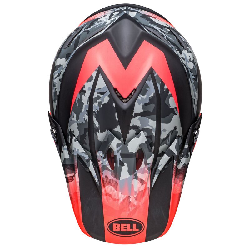 Bell Moto-9 MIPS Venom Matte Black Camo/Infrared Helmet