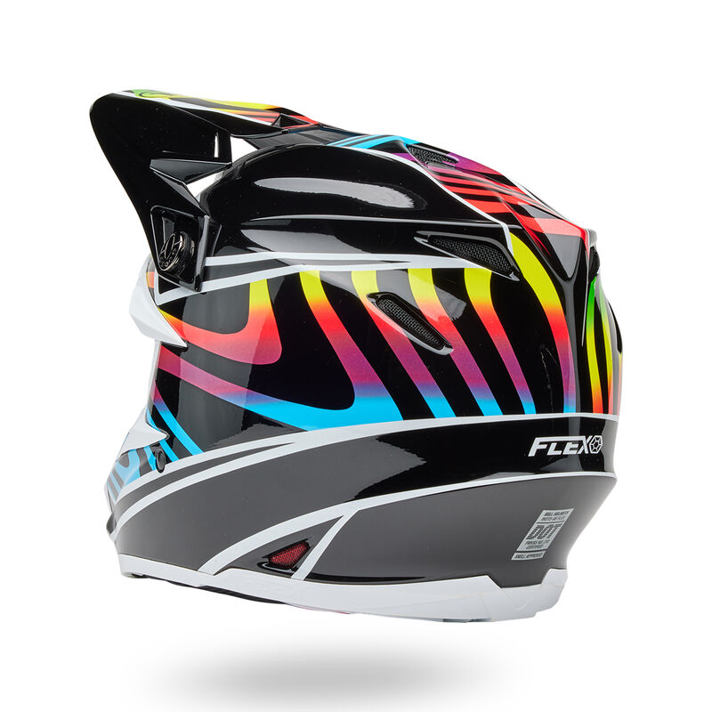 Bell Moto-9S Flex Drift Gloss Black/Multi Helmet