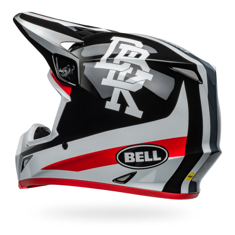 Bell MX-9 MIPS Twitch DBK 24 Gloss Black/White Helmet