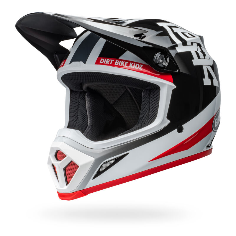 Bell MX-9 MIPS Twitch DBK 24 Gloss Black/White Helmet