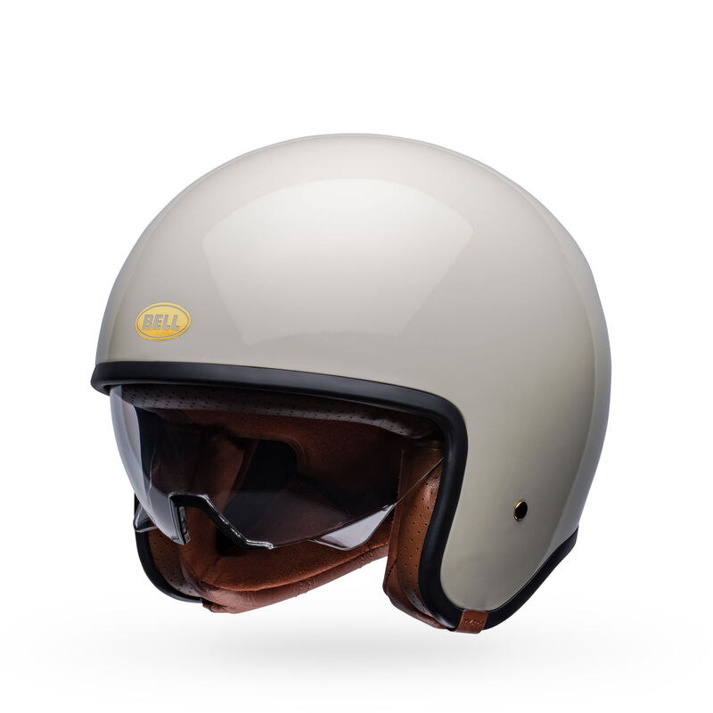 Bell TX-501 Gloss Vintage White Helmet