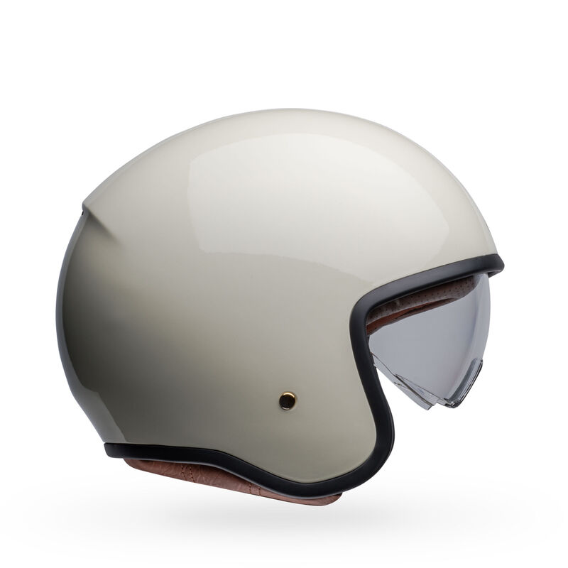 Bell TX-501 Gloss Vintage White Helmet