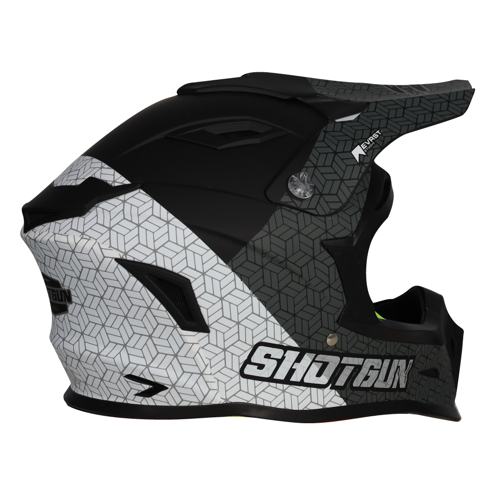 RXT SG-1 Ultra+ Shotgun Prism Matte Black/Grey/White Helmet