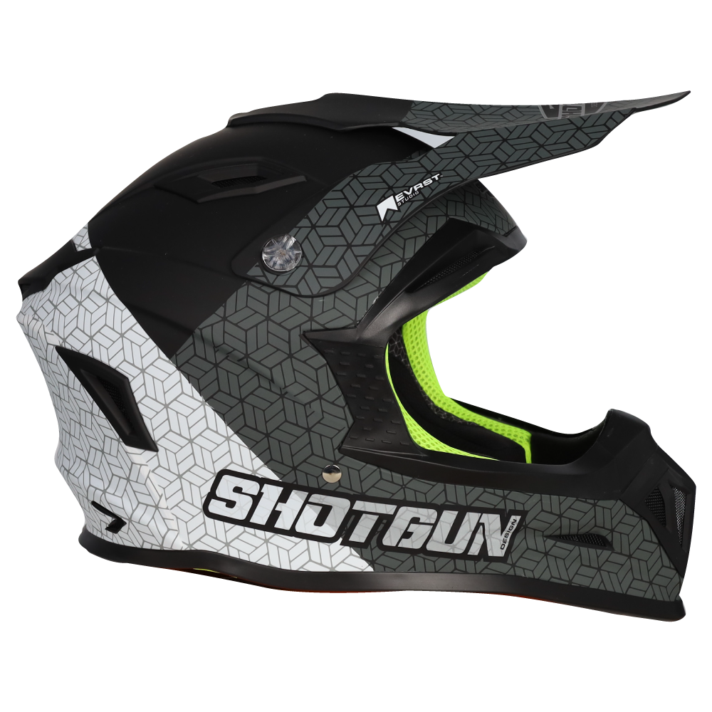 RXT SG-1 Ultra+ Shotgun Prism Matte Black/Grey/White Helmet