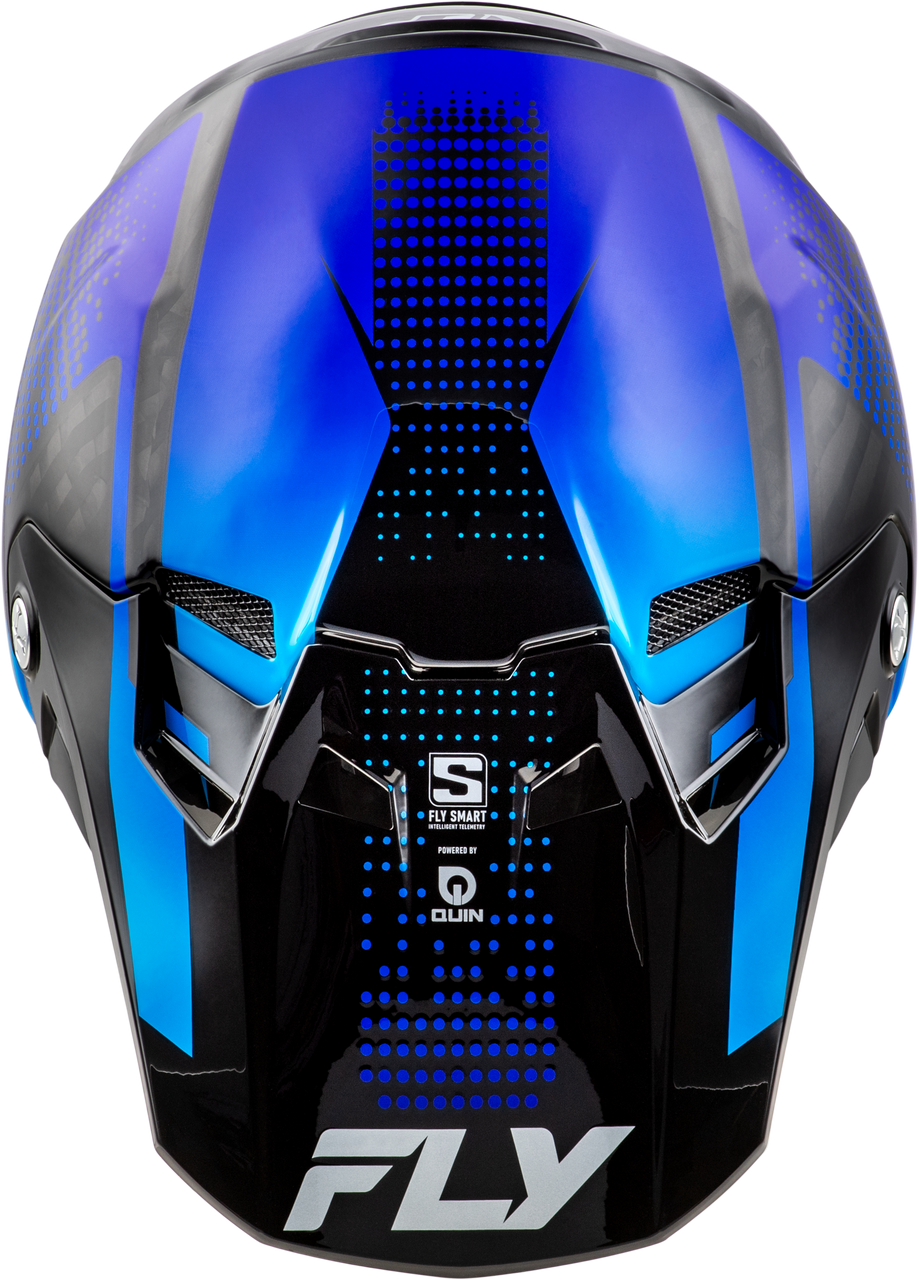 FLY Formula S Carbon Protocol Black Carbon/Blue Helmet