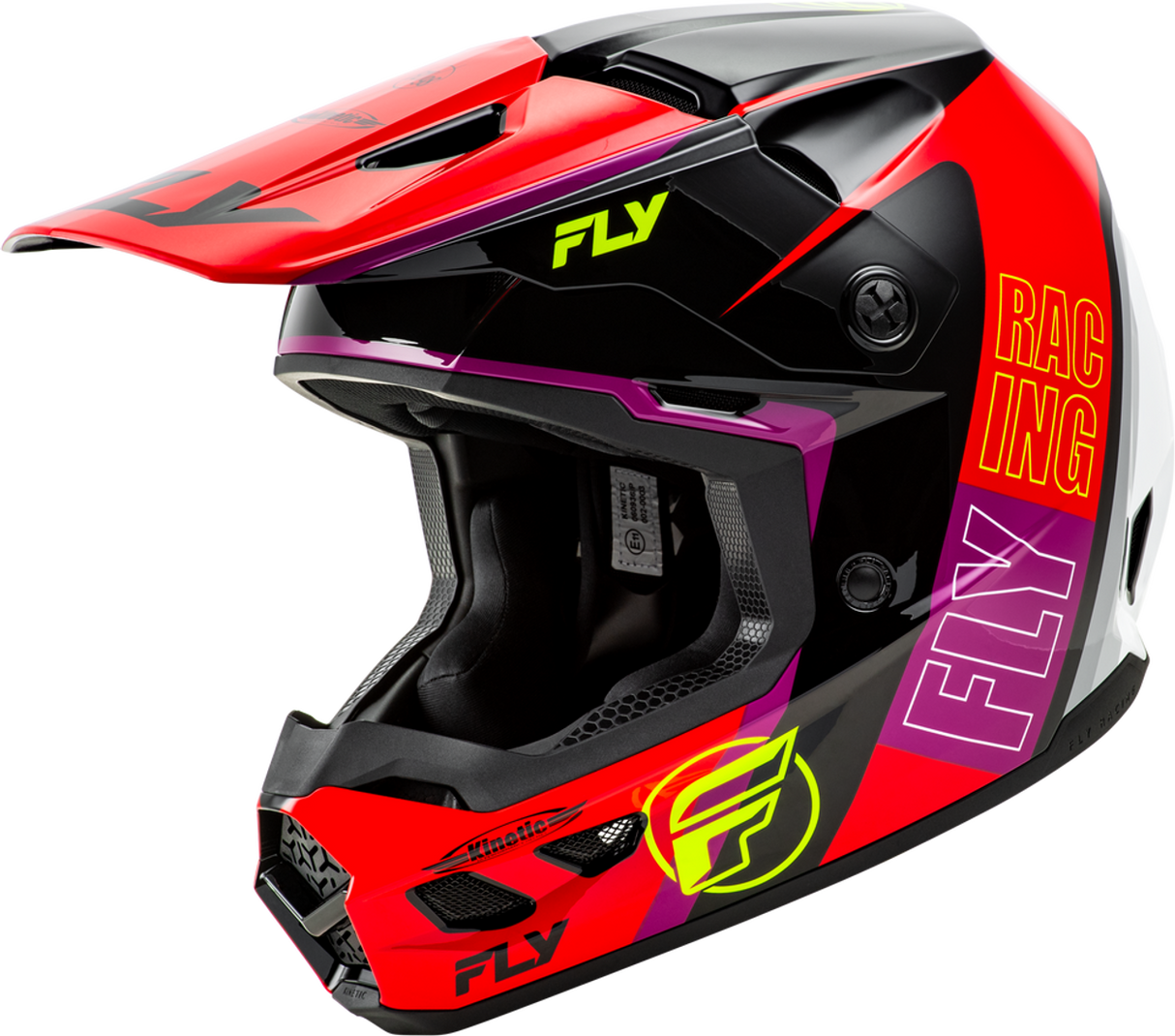 FLY Kinetic Rally Red/Black/White Helmet