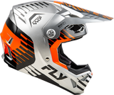 FLY Formula CP Slice Grey/Orange/Black Helmet