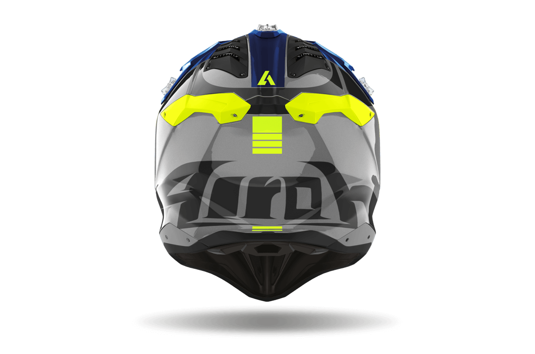 Airoh Aviator 3 Push Gloss Blue Helmet