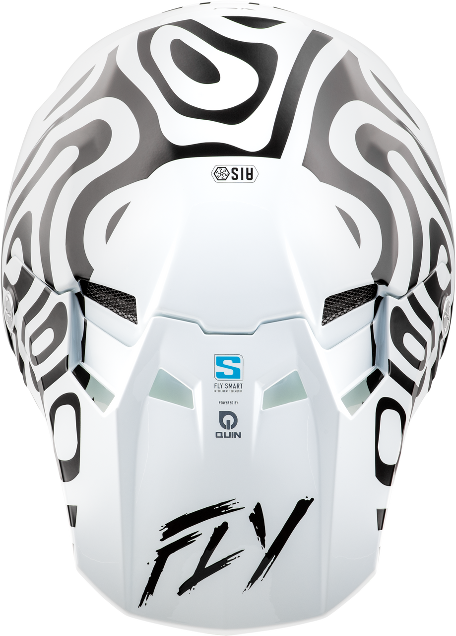 FLY Formula S Carbon Limited Edition Abyss White/Black Helmet