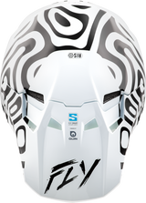 FLY Formula S Carbon Limited Edition Abyss White/Black Helmet