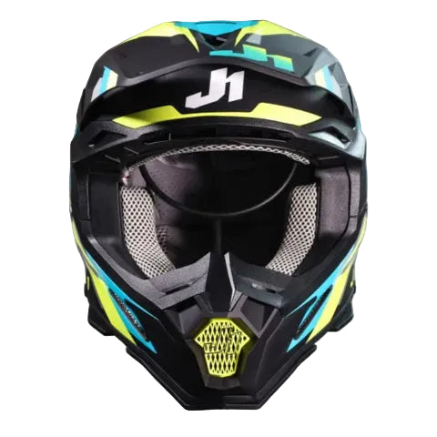 Just1 J22F Performance Matte Fluro Yellow/Black Helmet