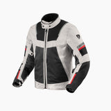 REV'IT! Tornado 4 H2O Silver/Black Textile Jacket
