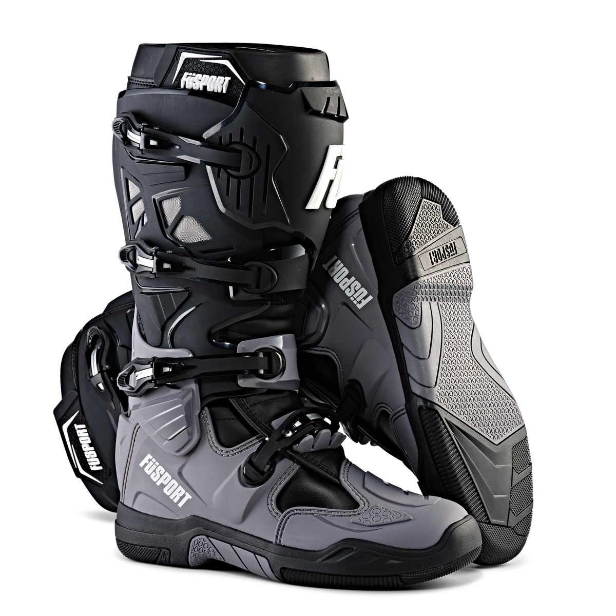 Fusport XP2 Xtreme Pilot Black/Grey Boots