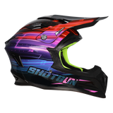 RXT SG-1 Ultra+ Shotgun Blur Gloss Black/Pink Helmet