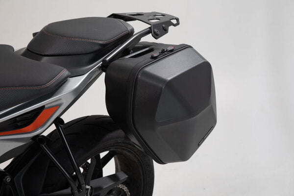 SW-Motech SW-BCHTA0464130000-B URBAN ABS Black Side Case System for KTM 790 Duke 18-Up/890 Duke R 19-Up