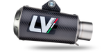 LeoVince LVFS15252B LV-10 Carbon Fiber Full Exhaust System w/Stainless End Cap for Honda MSX 125/Grom 21-22