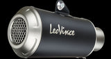 LeoVince LVSO15241B LV-10 Black Edition Slip-On Muffler w/Stainless End Cap for BMW S 1000 R 21-22/S 1000 RR 19-22