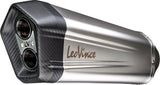 LeoVince LVSO15303 LV-12 Stainless Steel Slip-On Muffler w/Carbon End Cap for Suzuki V-Strom 1050 ABS/XT 20-22