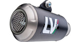 LeoVince LVSO15242C LV-10 Carbon Fiber Slip-On Muffler w/Stainless End Cap for Husqvarna Svartpilen/Vitpilen 125 21-22/Svartpilen/Vitpilen 401 20-22