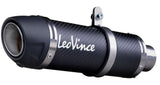 LeoVince LVSO3399E GP Corsa Evo Carbon Fiber Slip-On Muffler w/High Performance Technopolymer End Cap for KTM Duke 125/Duke 390 21-22