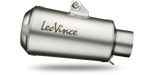 LeoVince LVSO15212 LV-10 Stainless Steel Slip-On Muffler w/Stainless End Cap for Yamaha YZF-R3 19-20/MT-25 15-18/MT-03 2020