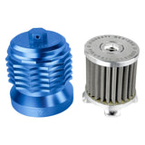 Figurati Designs FIG-FDP01-OILFIL-B Magnetic Reusable Oil Filter Blue for Harley-Davidson Milwaukee Eight 17-Up/Twin Cam 99-17/Evolution 84-99/Sportster 84-21