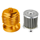 Figurati Designs FIG-FDP01-OILFIL-G Magnetic Reusable Oil Filter Gold for Harley-Davidson Milwaukee Eight 17-Up/Twin Cam 99-17/Evolution 84-99/Sportster 84-21