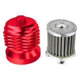 Figurati Designs FIG-FDP01-OILFIL-R Magnetic Reusable Oil Filter Red for Harley-Davidson Milwaukee Eight 17-Up/Twin Cam 99-17/Evolution 84-99/Sportster 84-21