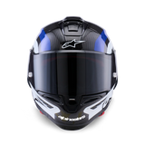 Alpinestars Supertech R10 Arius Gloss Black/White/Blue Helmet