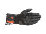 Alpinestars SP-8 V3 Leather Black/Fluro Red Gloves