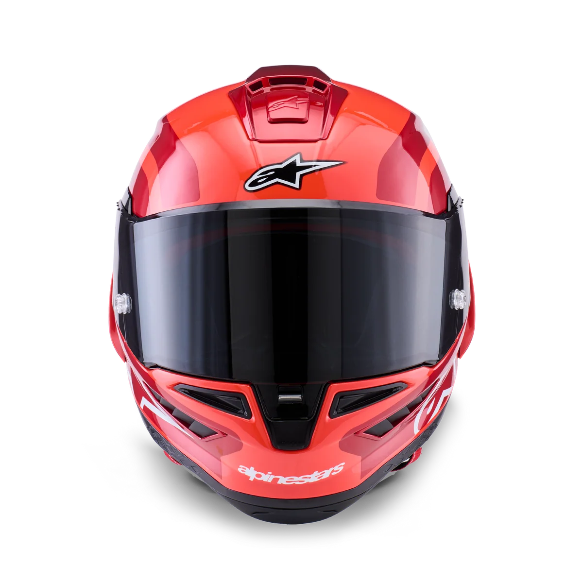 Alpinestars Supertech R10 Arius Gloss Black/White/Double Red Helmet