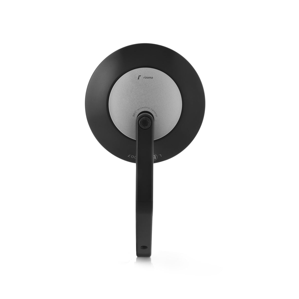 Rizoma Eccentrico Bar End Mirror Silver/Black