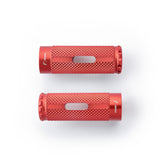 Rizoma PRO Rider/Passenger Footpegs Red for BMW/Harley-Davidson/Honda/Kawasaki/KTM/Suzuki/Triumph/Yamaha